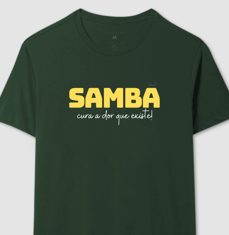 Meu samba vai curar a dor que existe!