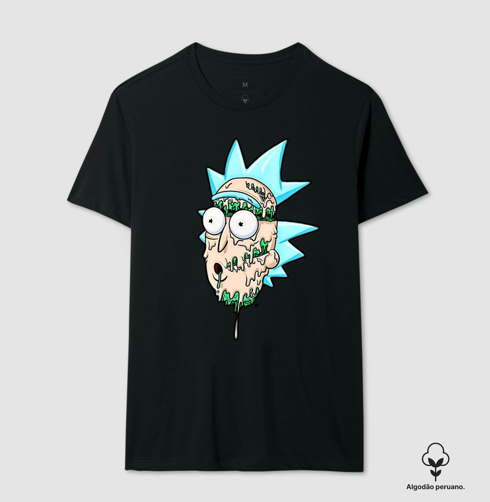 Camisa Algodão Peruano Rick "Gosma" - Rick and Morty