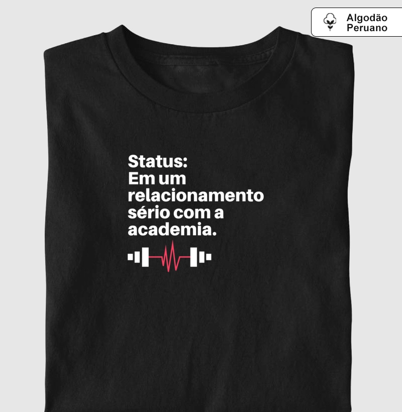 Camisa Premium Status de Relacionamento