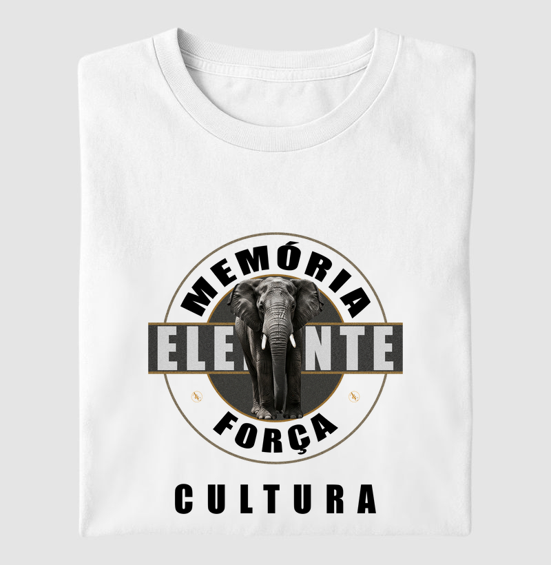 Camiseta Memória e força Elefante