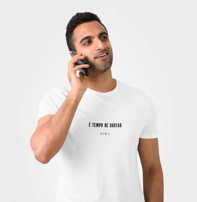 Camiseta é Tempo de Gastar