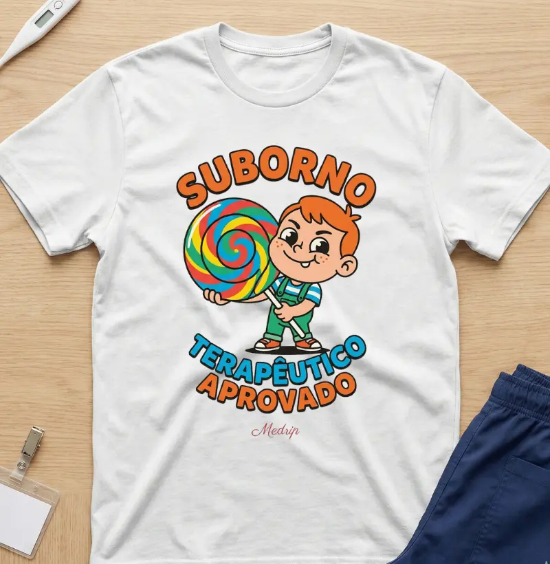Camiseta - Pediatria: Suborno terapêutico