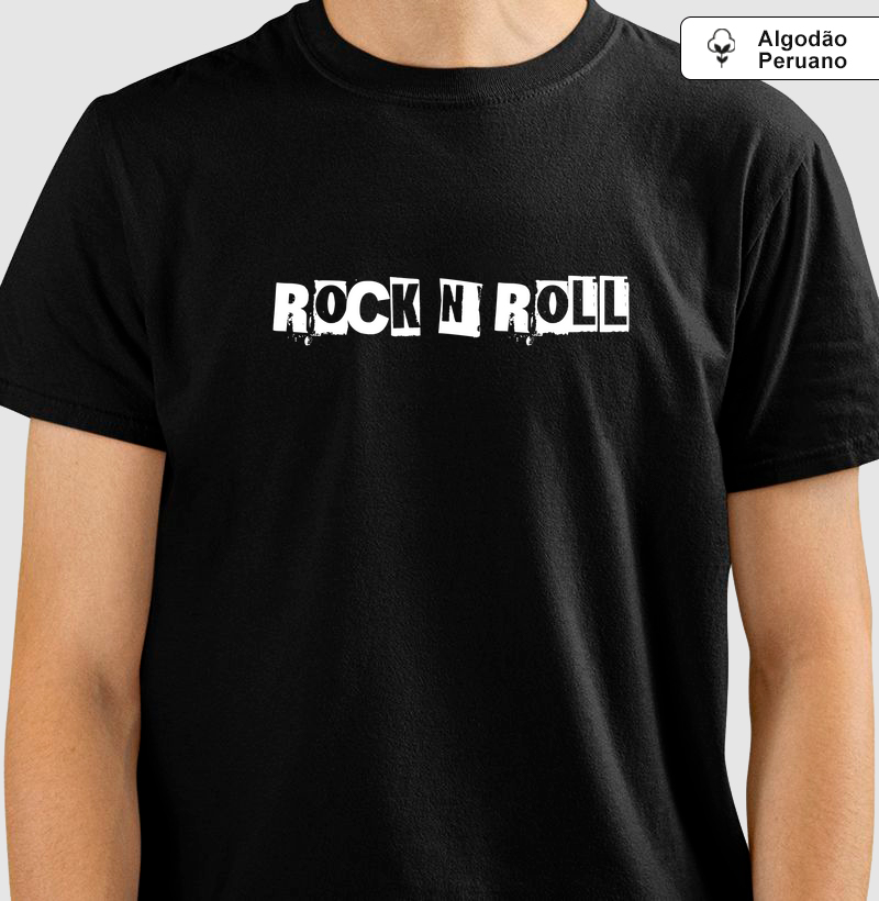 Rock N Roll Vintage: Camiseta em Algodão Peruano - O Espírito do Rock em Cada Detalhe
