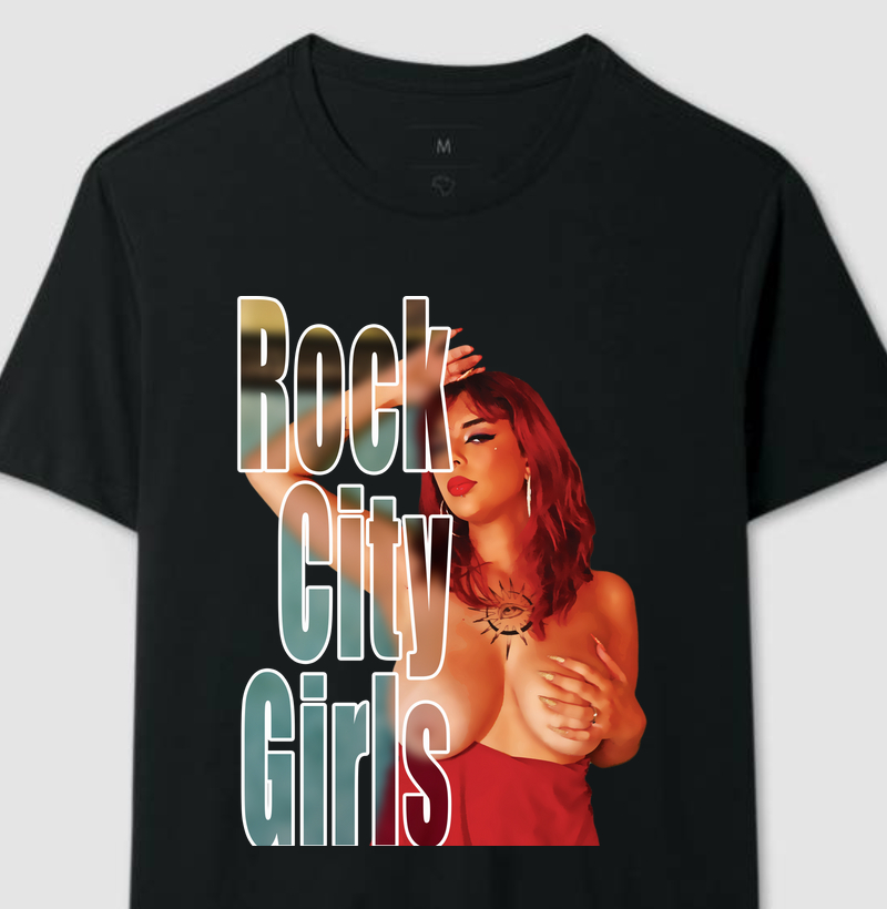 Look Into My Eyes - Camiseta Rock City Girls