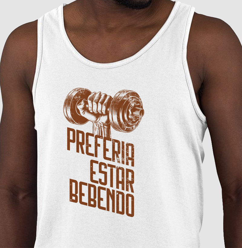 Preferia estar bebendo