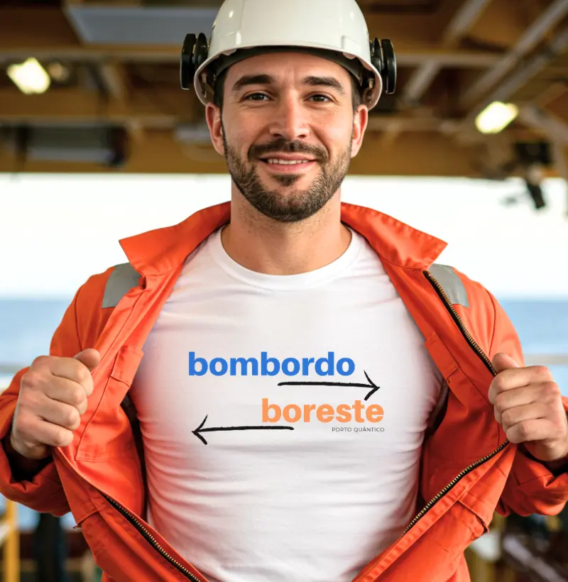 Camiseta Unissex 100% Algodão - Bombordo e Boreste