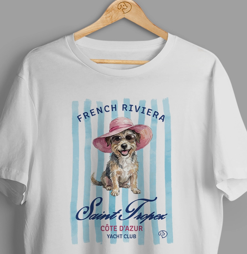 Cachorrinho em Saint Tropez