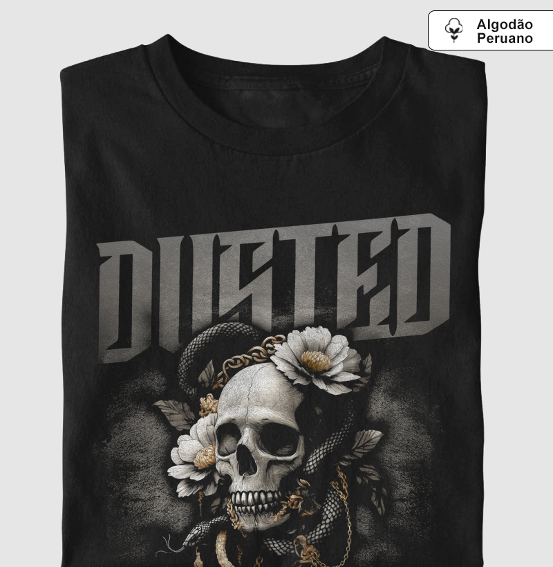 Dusted Skull Of Rock 2 - Produto Premium - Algodão Peruano