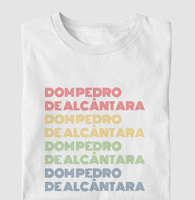 Dom Pedro de Alcântara Letreiro Retrô