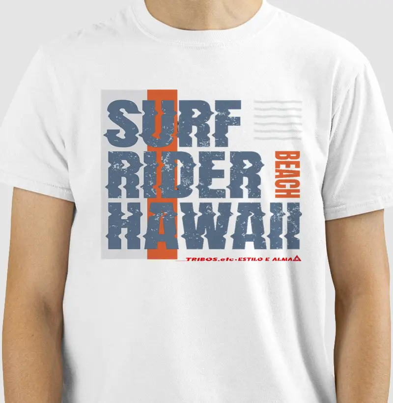 CAMISETA RESERVA.INK MASCULINA E FEMININA TRIBOS.etc ADVENTURE SURF RIDER