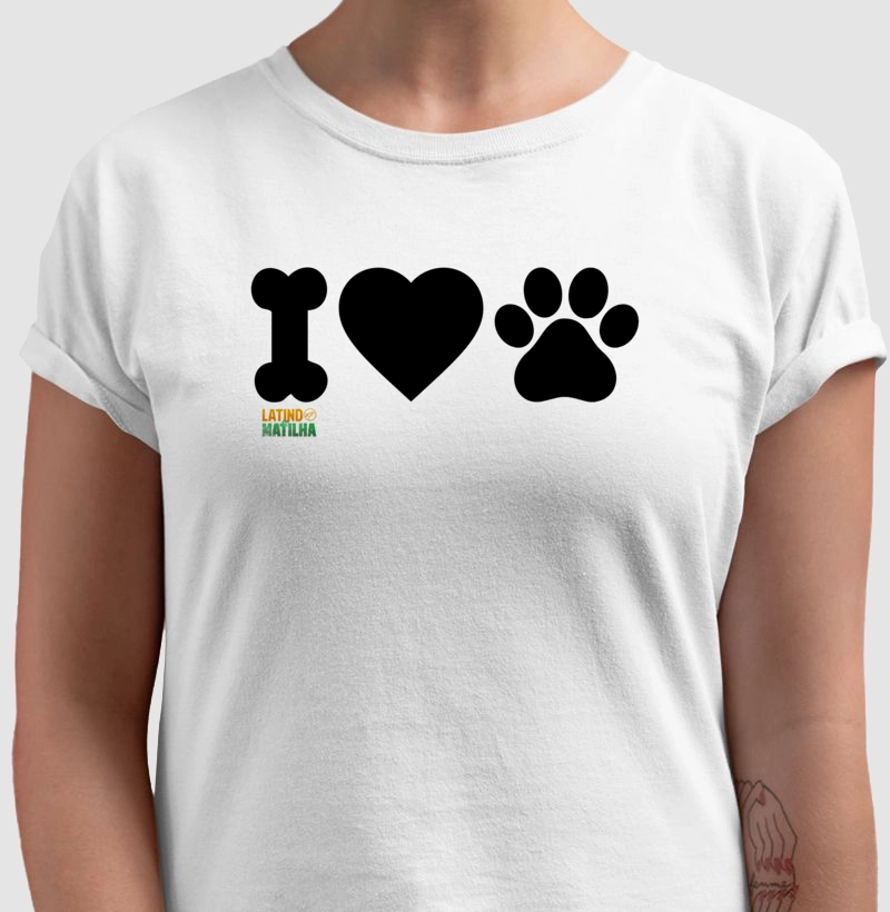 Camiseta LM I Lov Dog