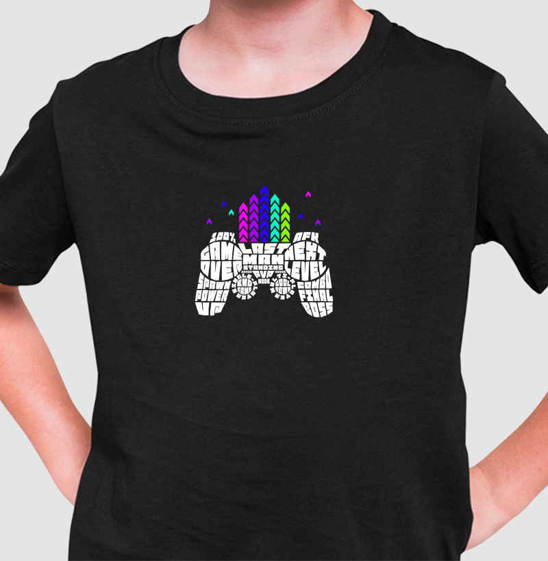 Camiseta Infantil “Controle Gamer”