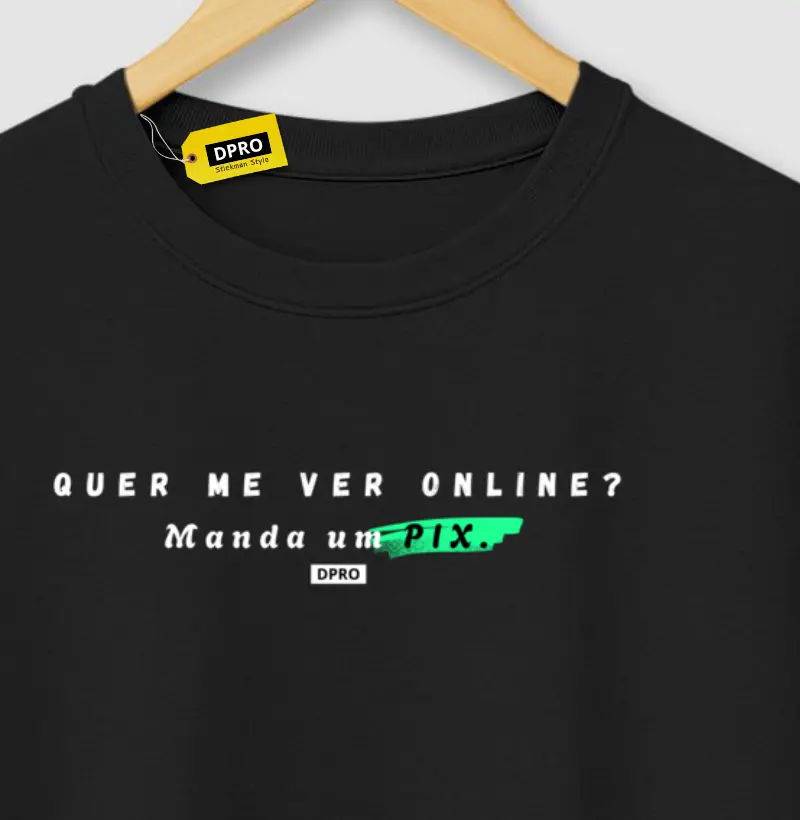 Quer me ver online? Manda um PIX.