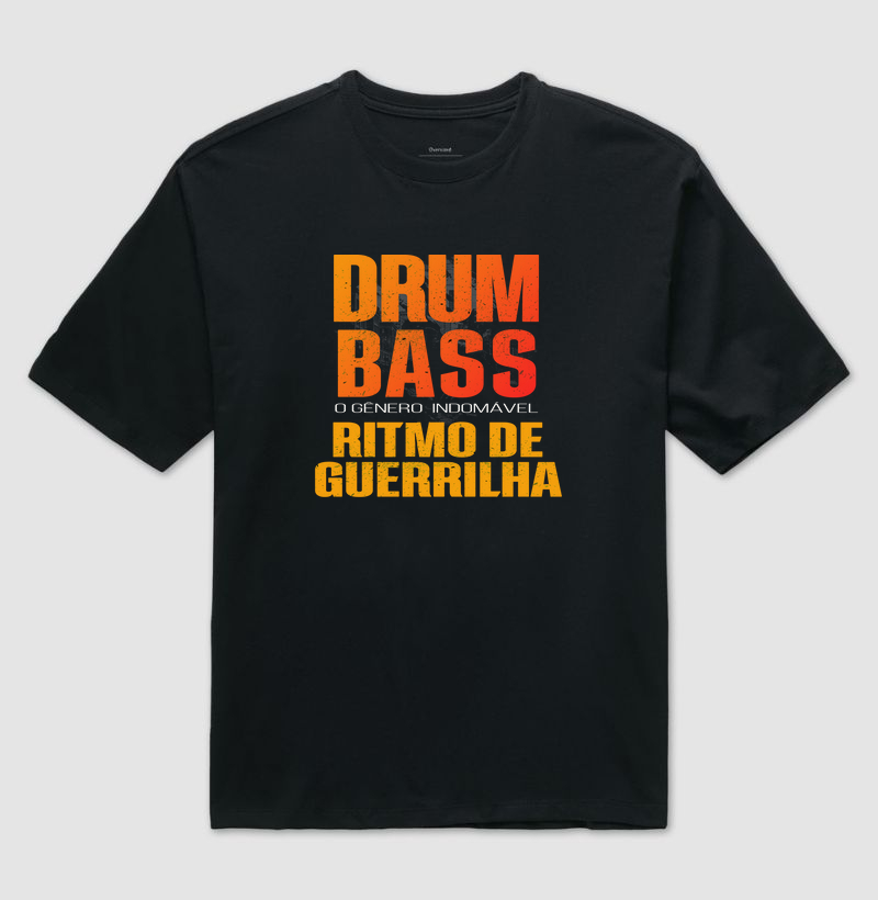 Camiseta Drum Bass Ritmo de Guerrilha