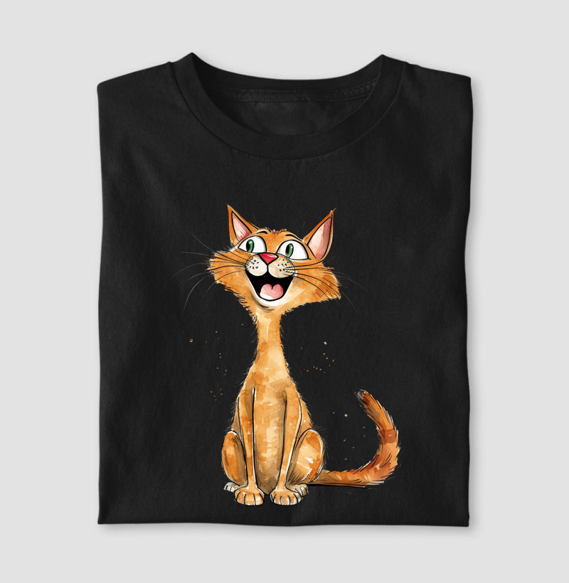 Camiseta Abyssinian Aquarela