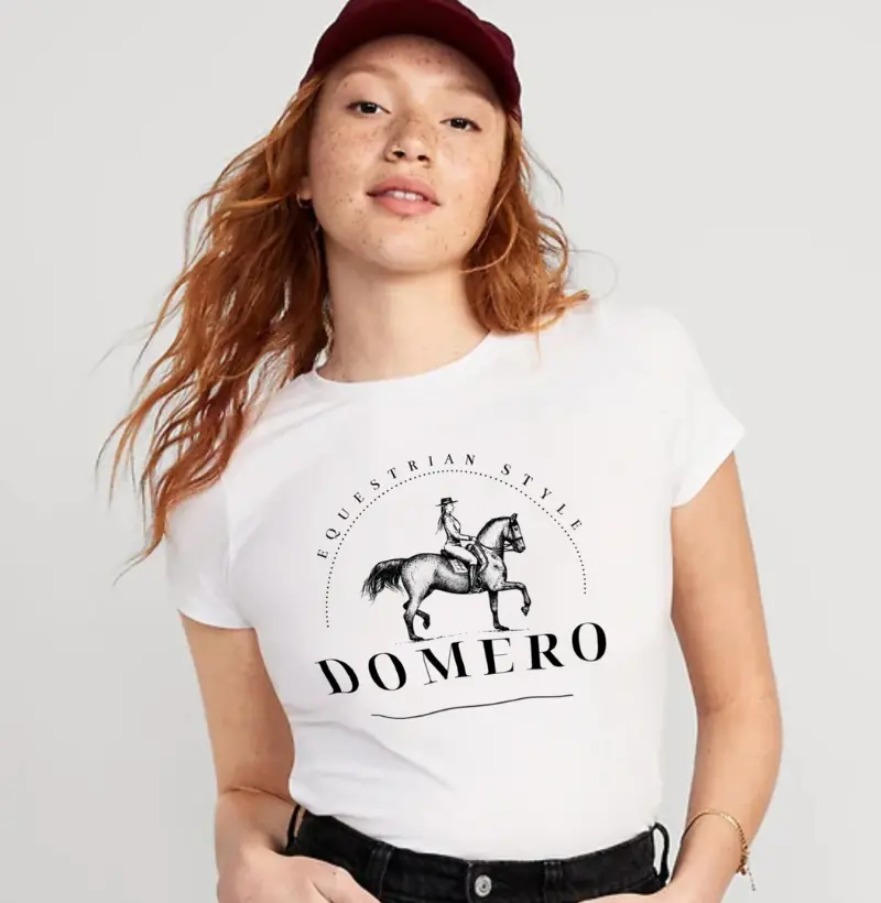 camiseta feminina / equestrian style 2