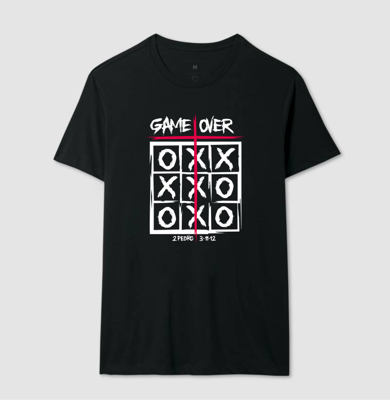 Camiseta Masculina Game Over
