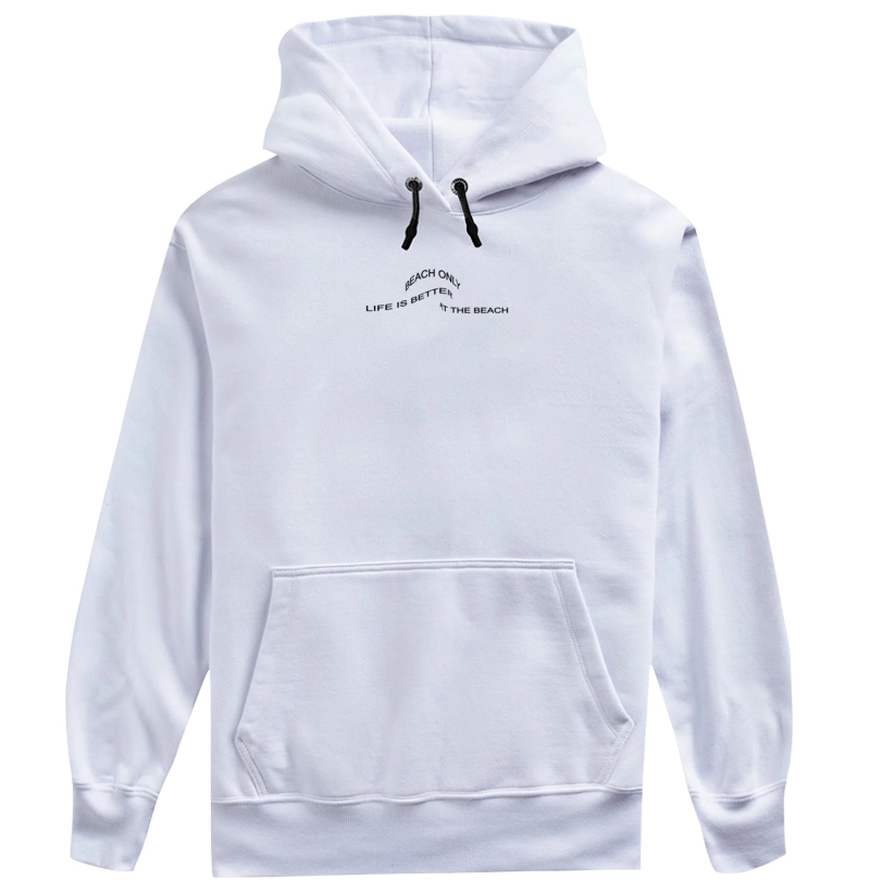 Moletom Life Is Better At The Beach Branco