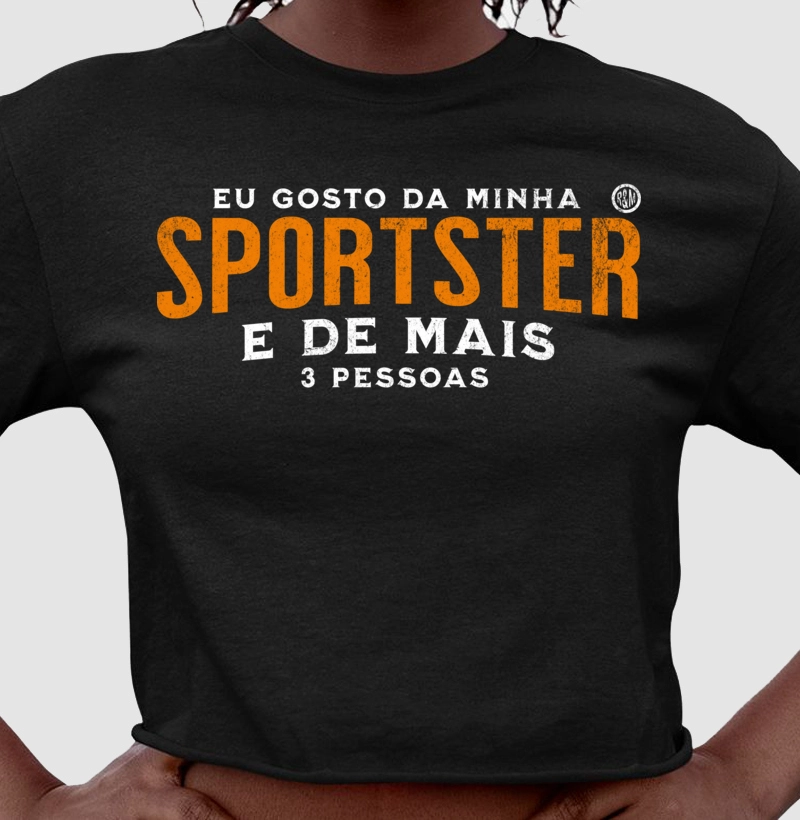 Eu gosto da minha Sportster e de mais 3 Pessoas