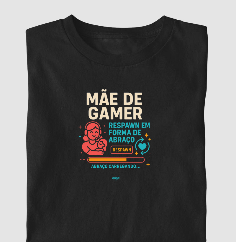 Mãe de Gamer Respawn em Forma de Abraço