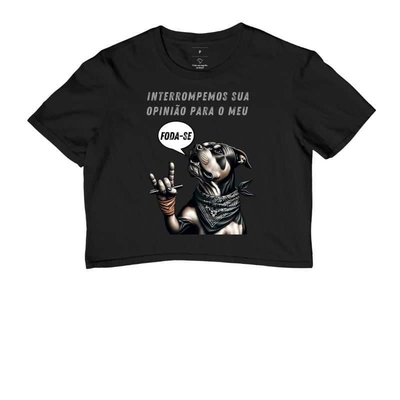 Interrompemos a sua opiniao