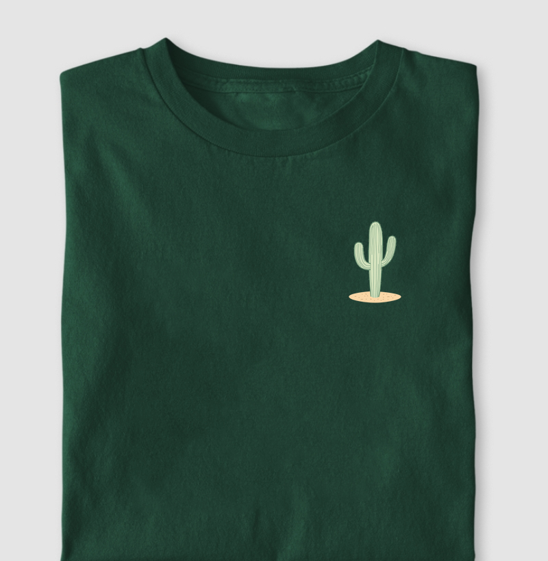 Camiseta Cactus minimalista