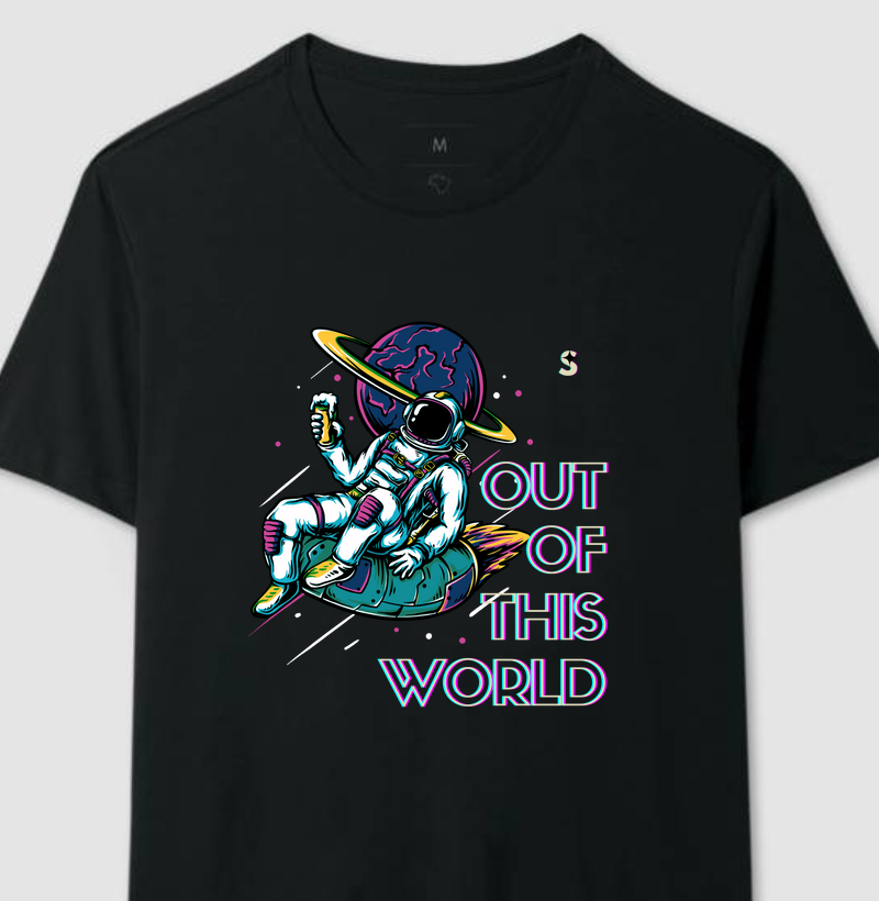 Out of This World Camiseta Supernova Estampada