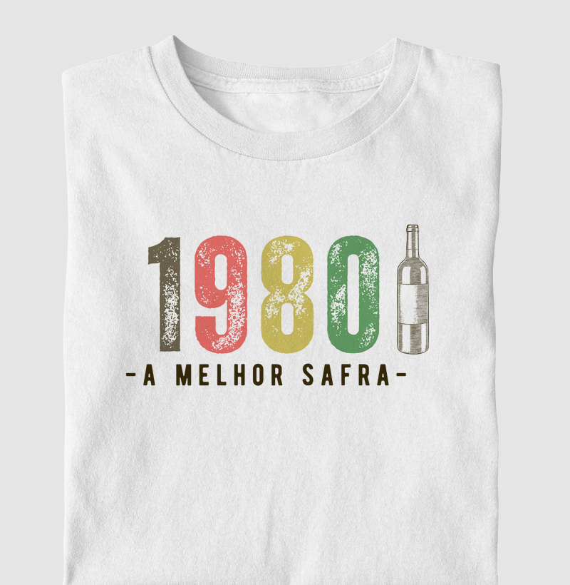 Camiseta A Melhor Safra 1980