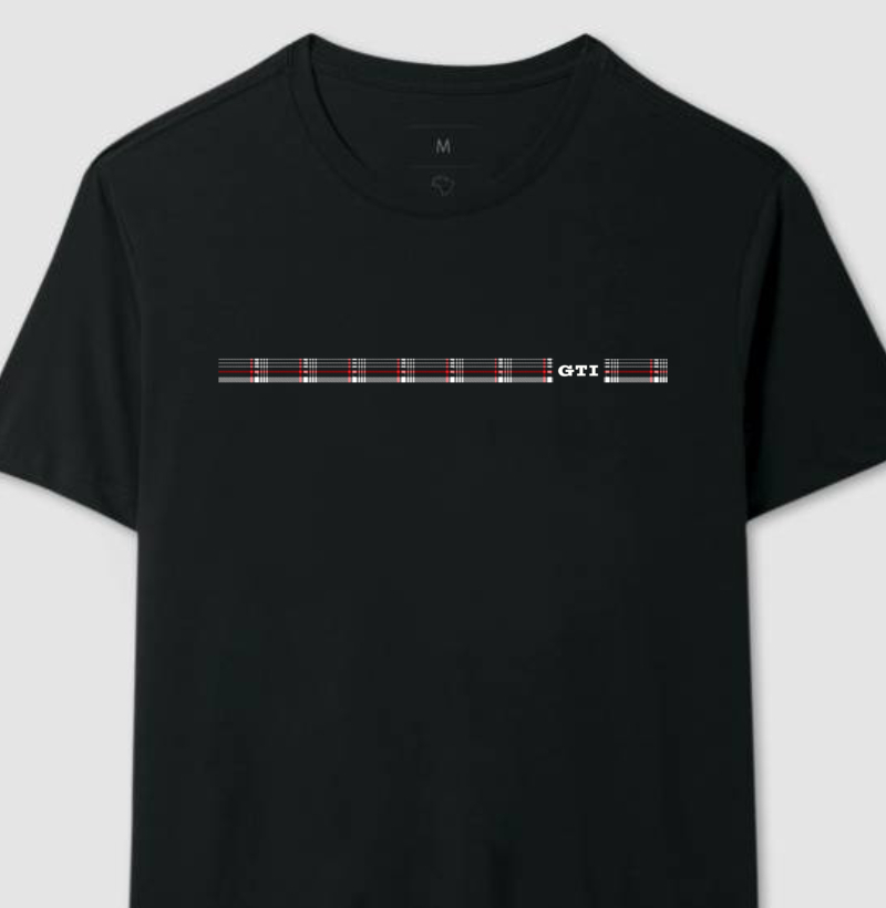 Camiseta Manga Curta GTI Tartan Horizon