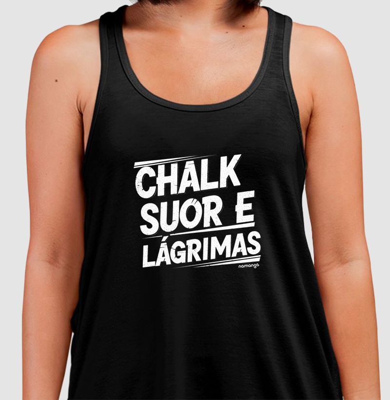 Regata CrossFit Chalk Suor e Lágrimas – Na Manga