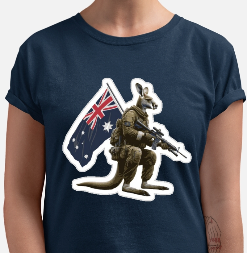 Camiseta Australian Army Canguru Armado