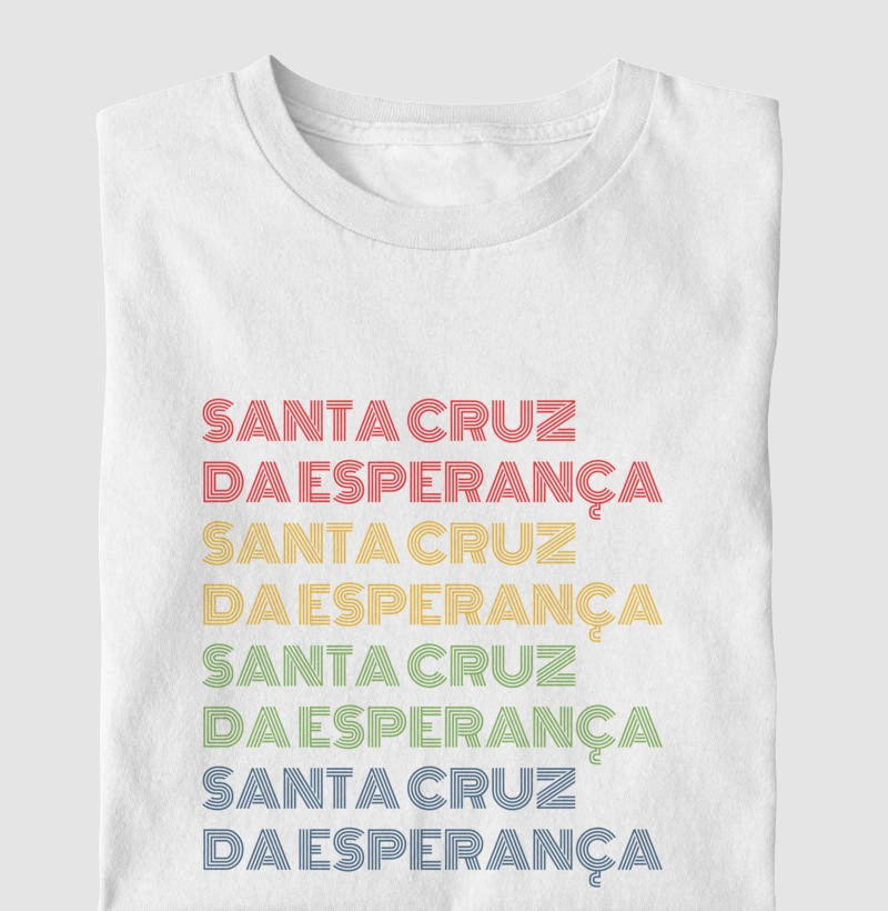 Santa Cruz da Esperança Letreiro Retrô