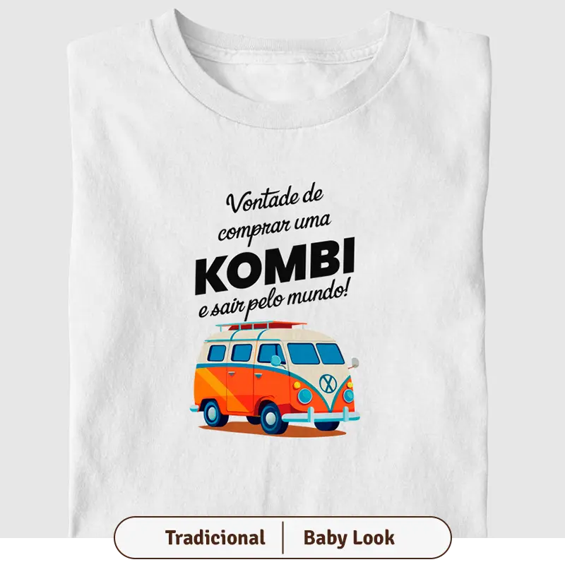 Vontade de comprar uma Kombi e sair pelo mundo!