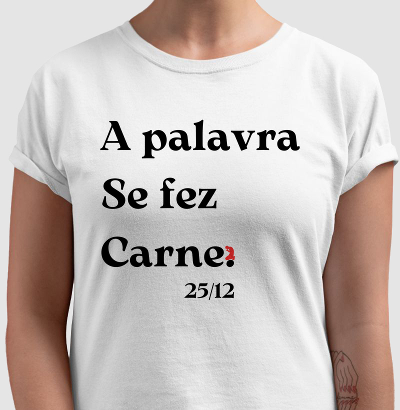 A palavra Se fez Carne. (letra preta)