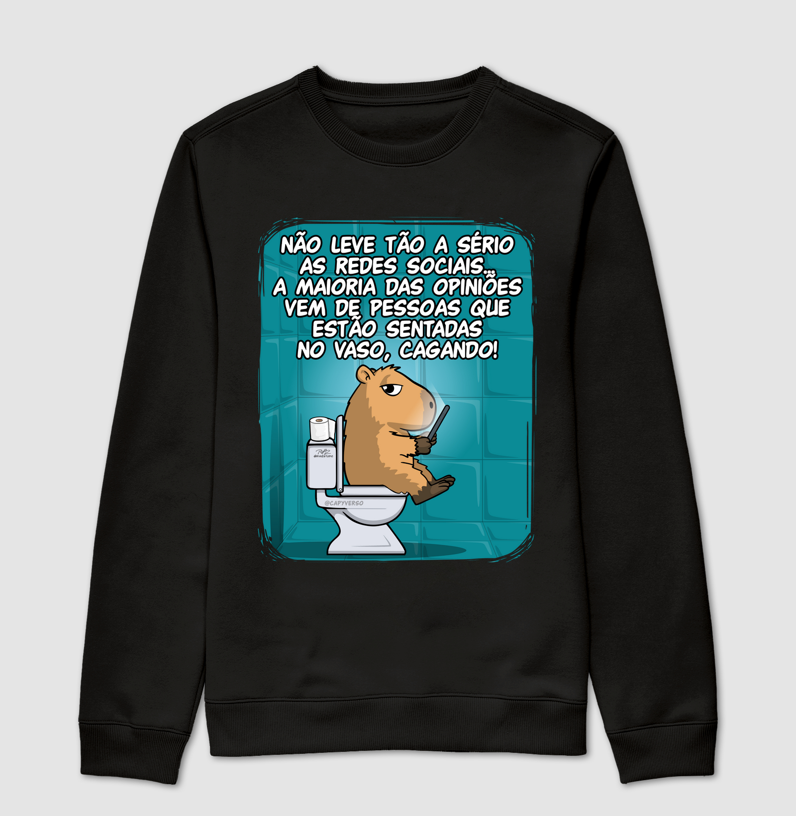 Camiseta Capivara Banheiro
