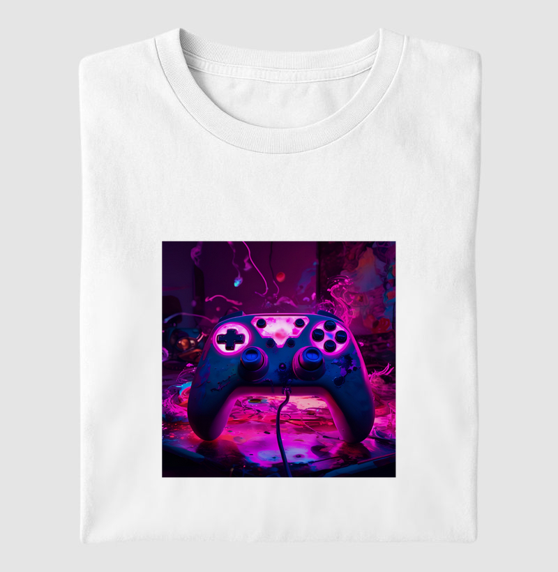 Camiseta arte controle 5D | 100% algodão