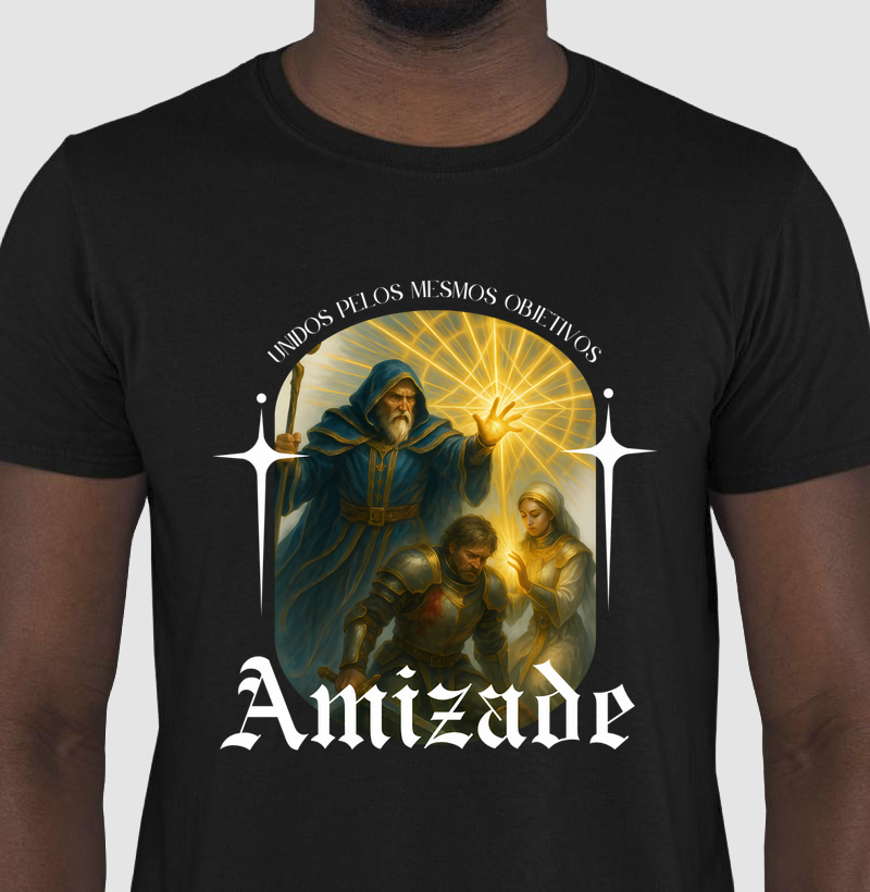 Algodão Prime - Amizade - Unidos pelos mesmos objetivos