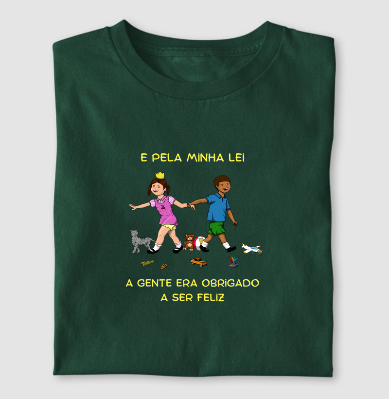 Camiseta "pela minha lei"