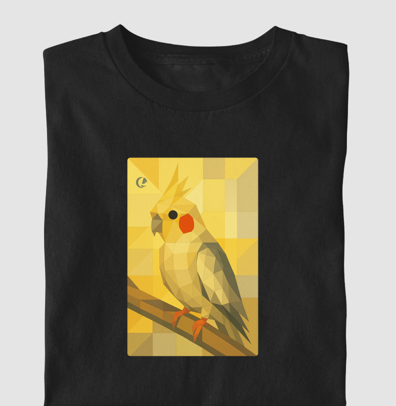 Camiseta - Calopsita Geométrico