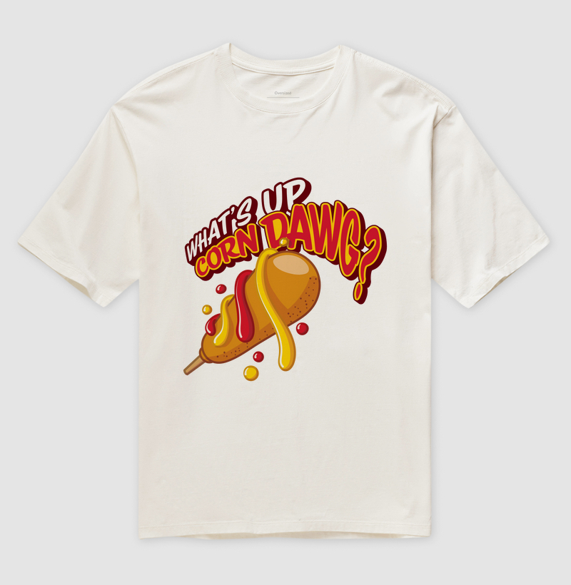 Camiseta Oversized Corn Dawg