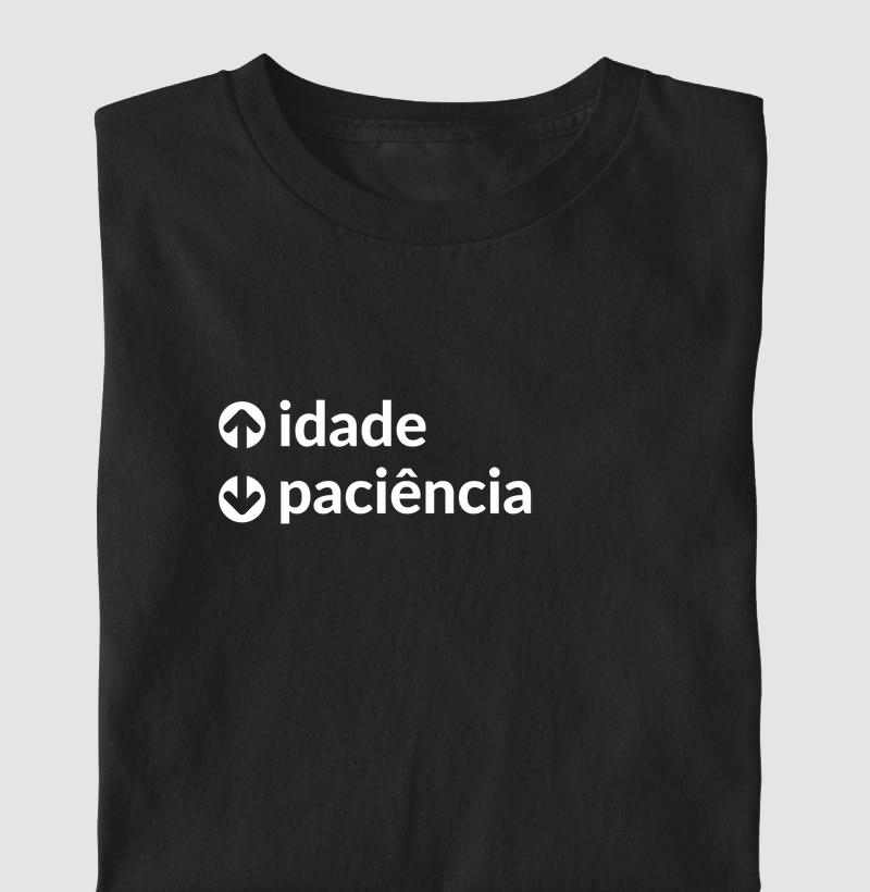 Idade x Paciêcia