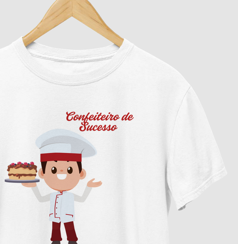 T-shirt confeiteiro de sucesso
