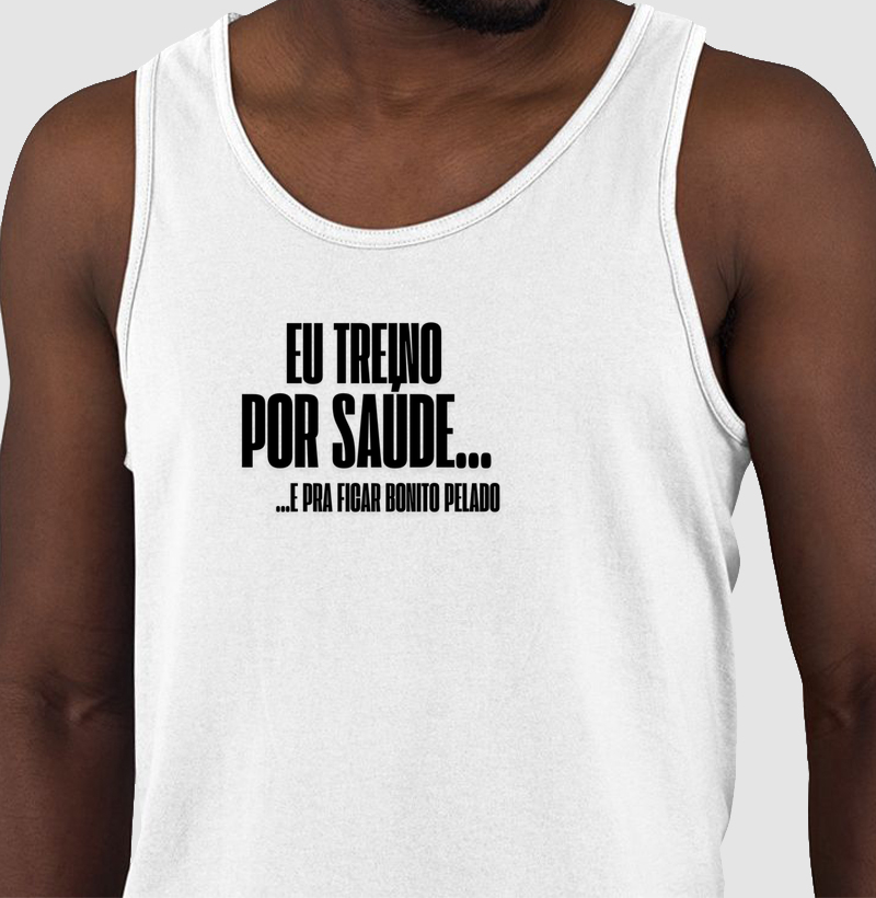 Camiseta Eu Treino por saúde 