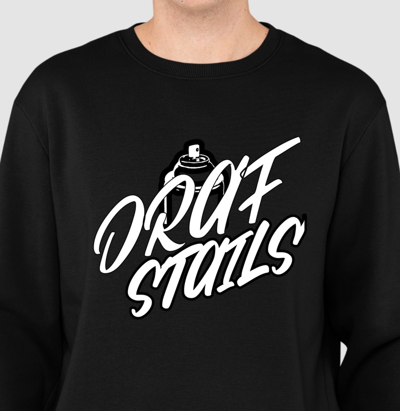 Suéter Moletom Draft Stails "Estampa de Rua"