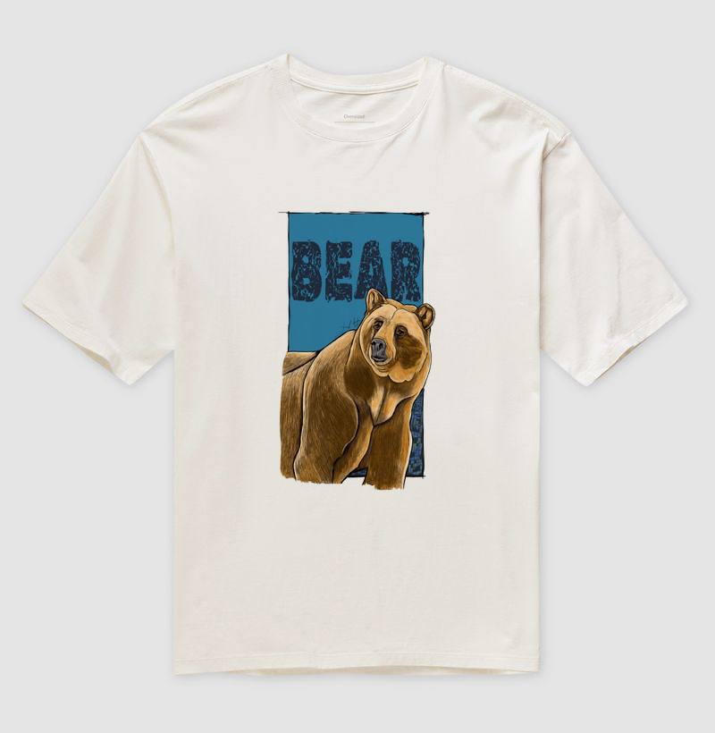Camiseta Oversized Urso