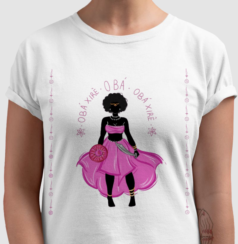 Camiseta Obá Xirê Obá 100% Algodão