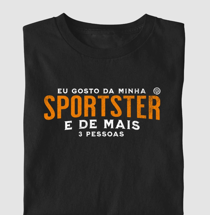 Eu gosto da minha Sportster e de mais 3 Pessoas