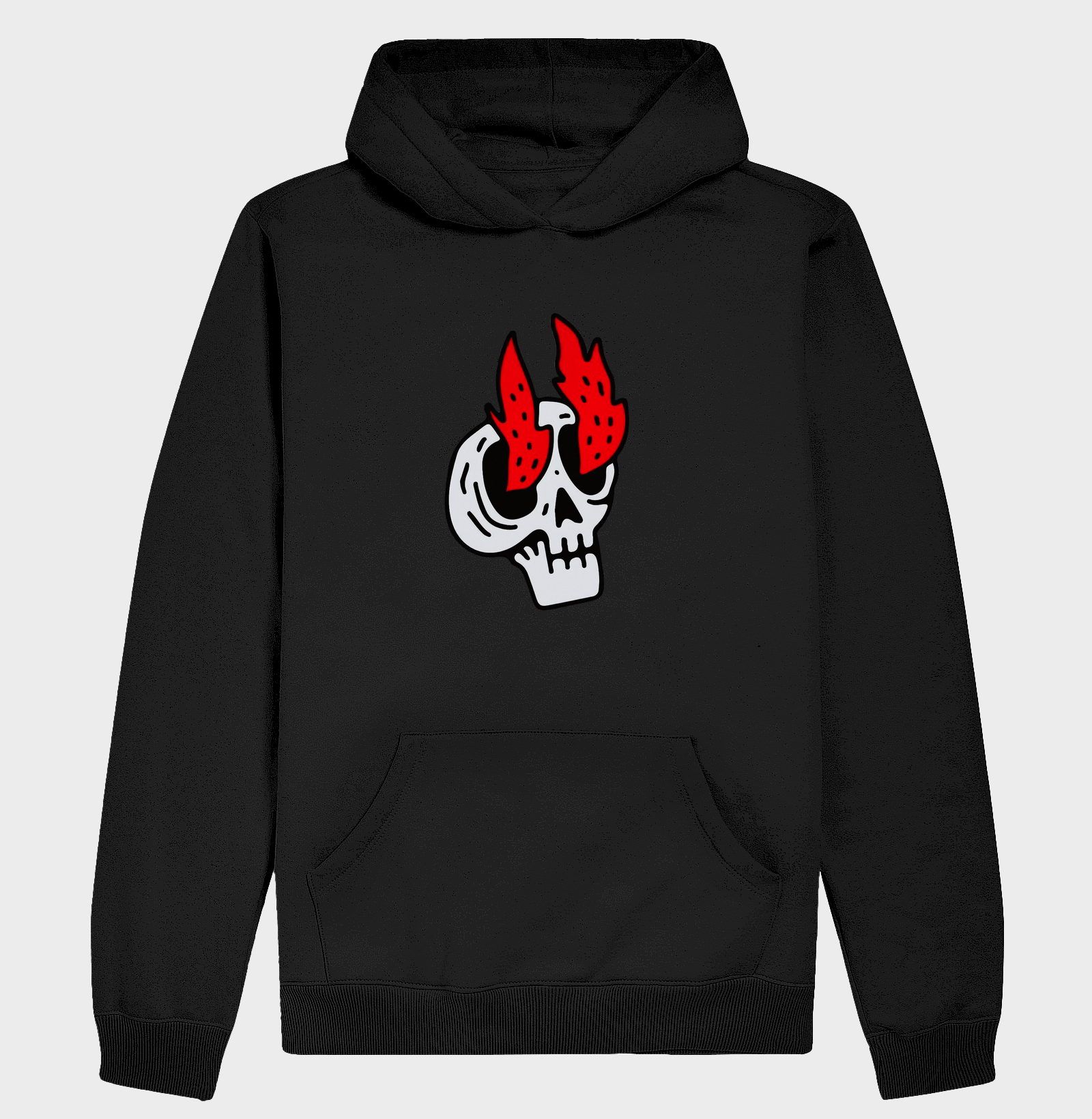 SKULL IN FIRE