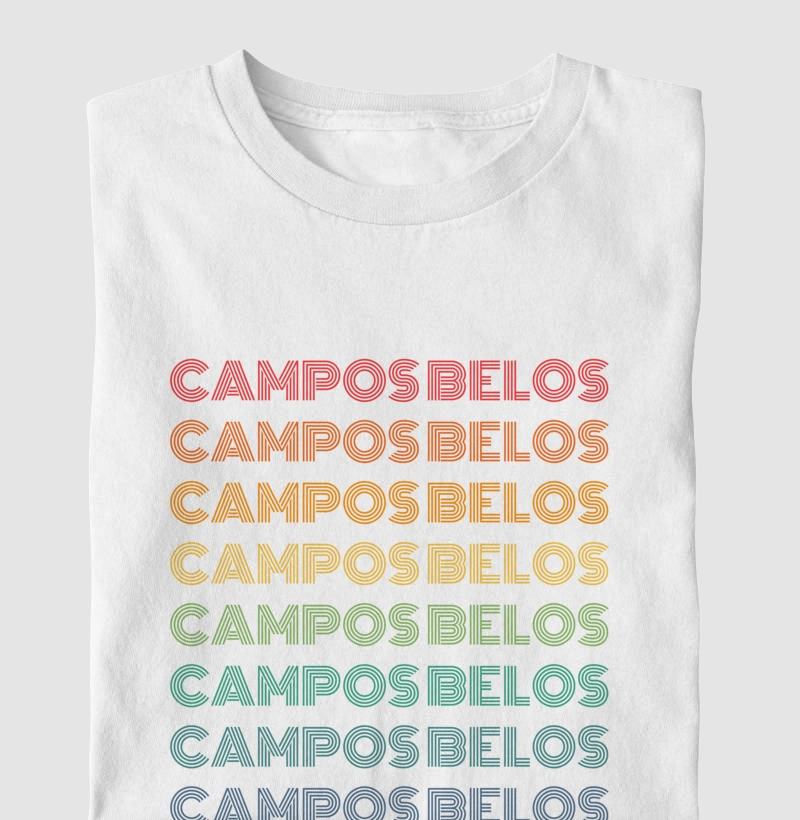 Campos Belos Letreiro Retrô
