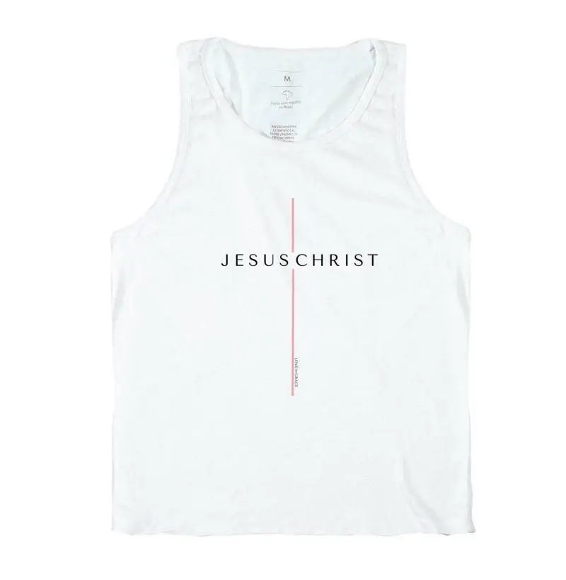 Regata Jesus Christ Faixa Rosa
